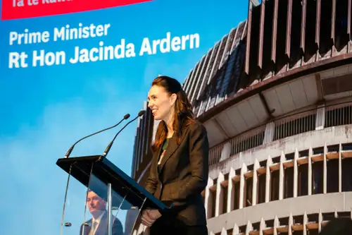 Government’s address from Prime Minister Jacinda Ardern